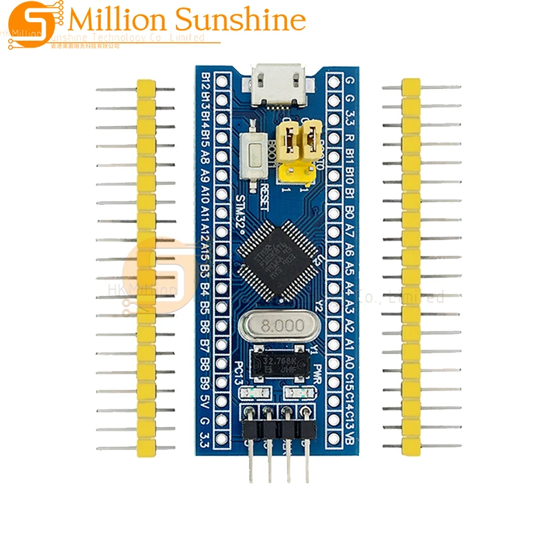 Módulo de placa de desarrollo de sistema mínimo para Arduino, STM32F103C6T6, STM32F103C8T6, ARM STM32