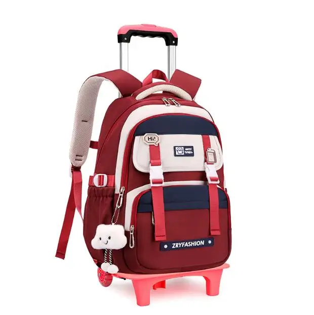 Travel Rolling Luggage backpack for girls Travel Trolley Bags school Wheeled Backpack for girls Children Trolley Bags for boys - Image 6