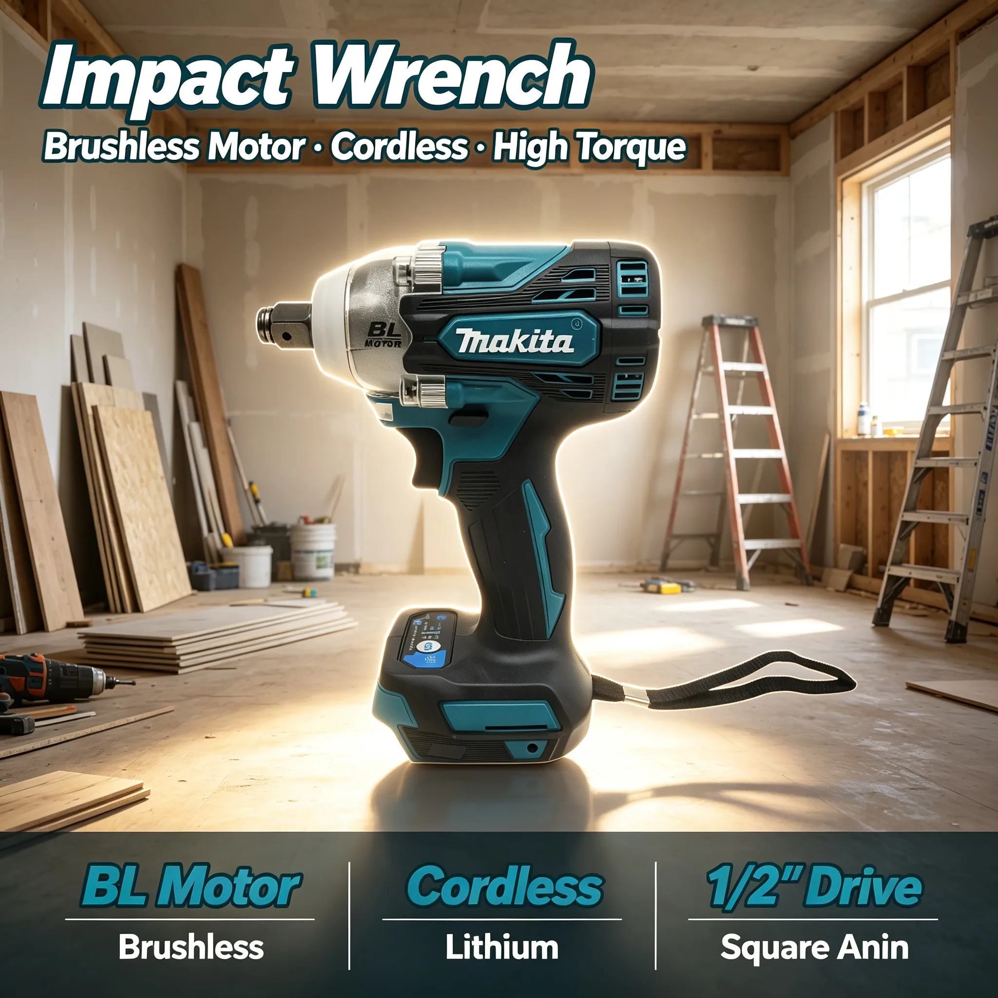 Makita Drill Dtw300 - Бесщеточный ударный гайковерт Makita DTW300, 330
