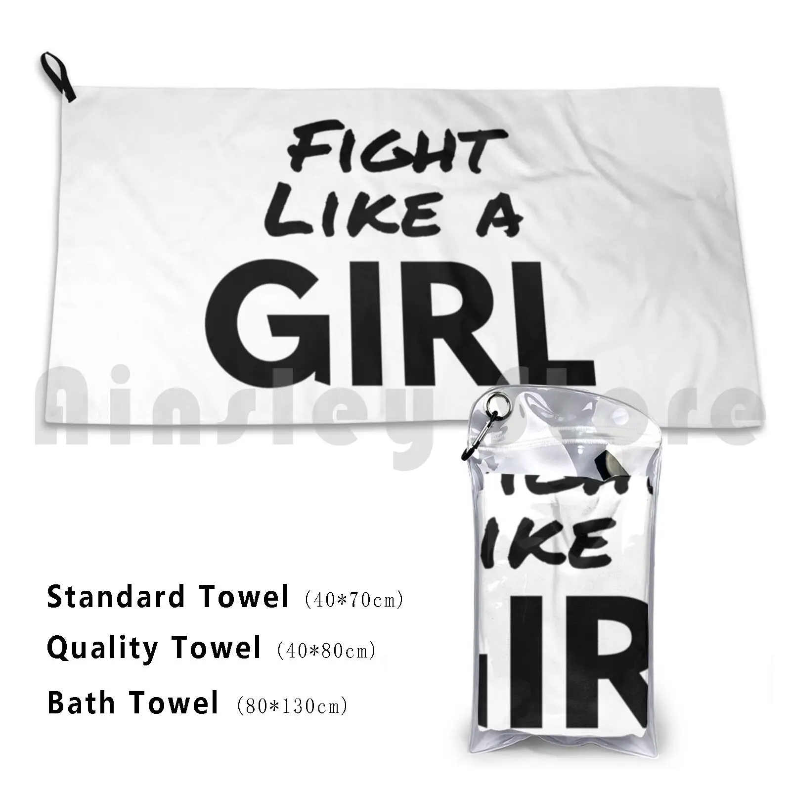 Custom Towel Bath Towel Liberal Woman Fearless She Persisted Feminism Feminist