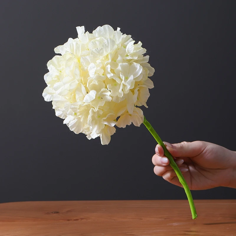1/2 Stücke Hortensien Künstliche Blumen 36 cm Gefälschte Blumenstrauß für Wohnkultur Garten Hochzeit Dekoration Vase Arrangement Ornament – Detail 8