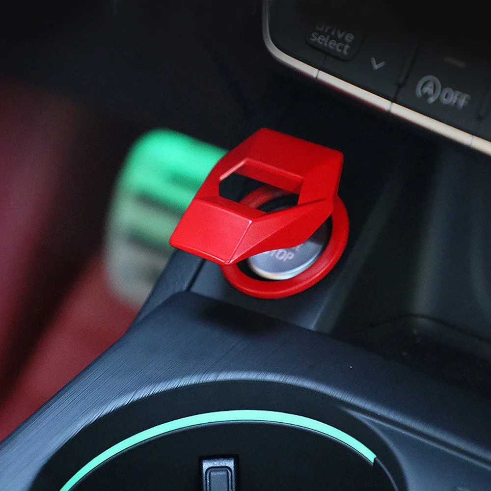 

1pc Car Engine Start Stop Switch Button Cover Decorative Push Button Sticker Cover Car Interior Car-Styling Car Accessories