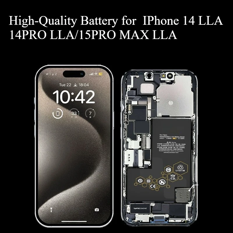 High-Quality Battery for  IPhone 14 LLA/ 14PRO LLA/15PRO MAX LLA/Replacement Battery