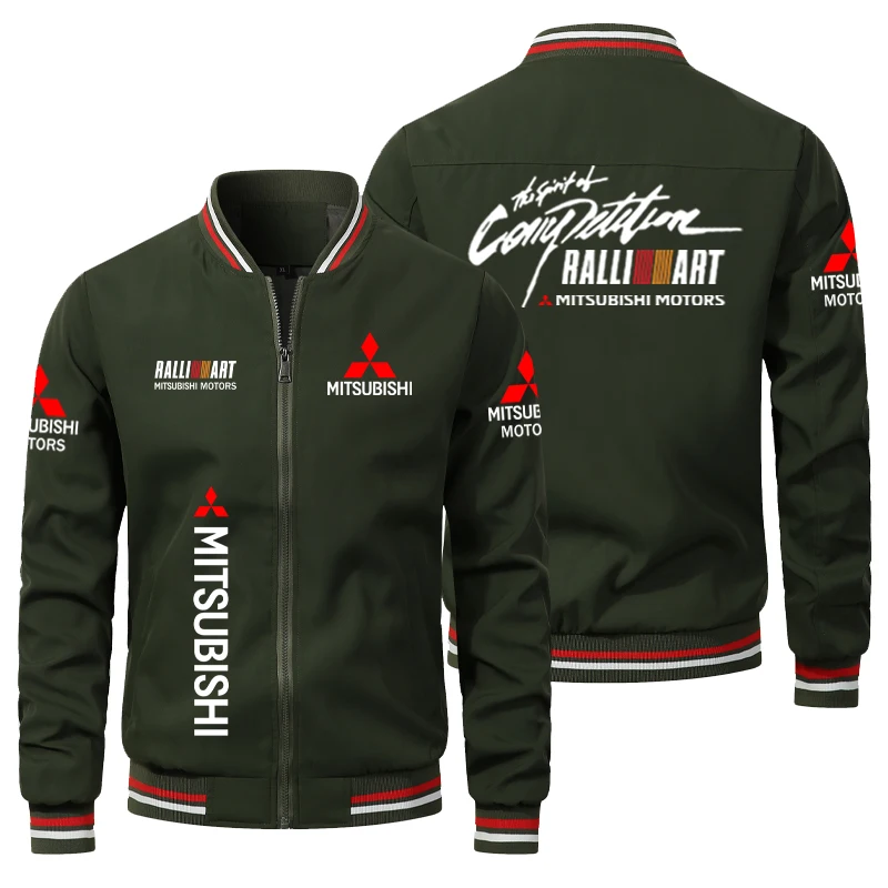 2025 Mitsubishi Racing Team Official Jacket Sports Racing Suit Unisex Oversized Top Evo Retro Jacket