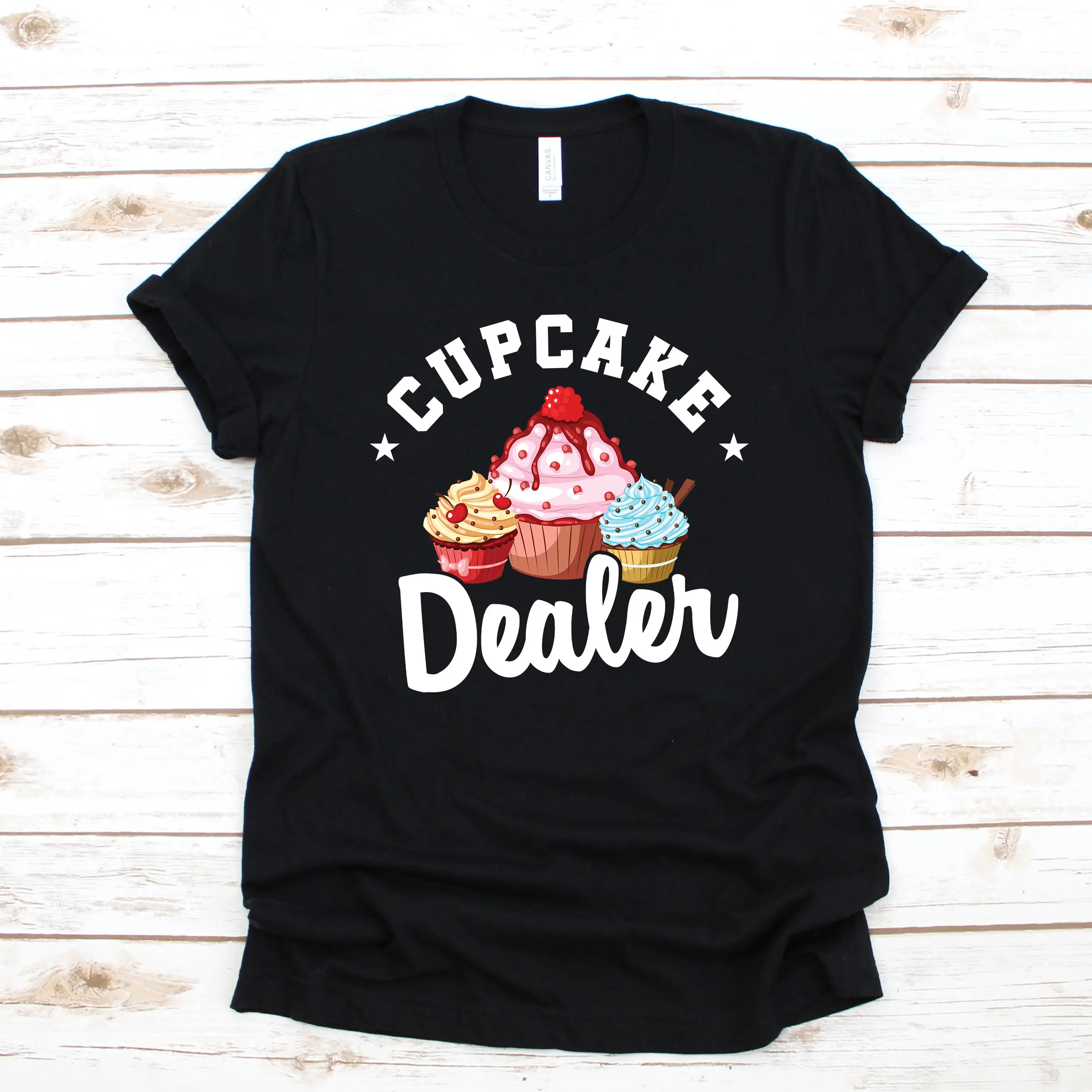 Cupcake Dealer T Shirt Baking Women's Kids Toddler Long Sleeve SweaT