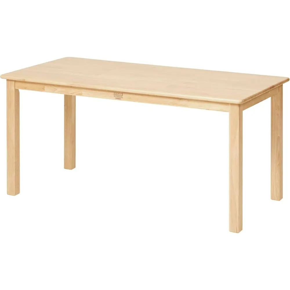

Natural Wooden Kids Table, Rectangle, 30 x 48, Play Furniture