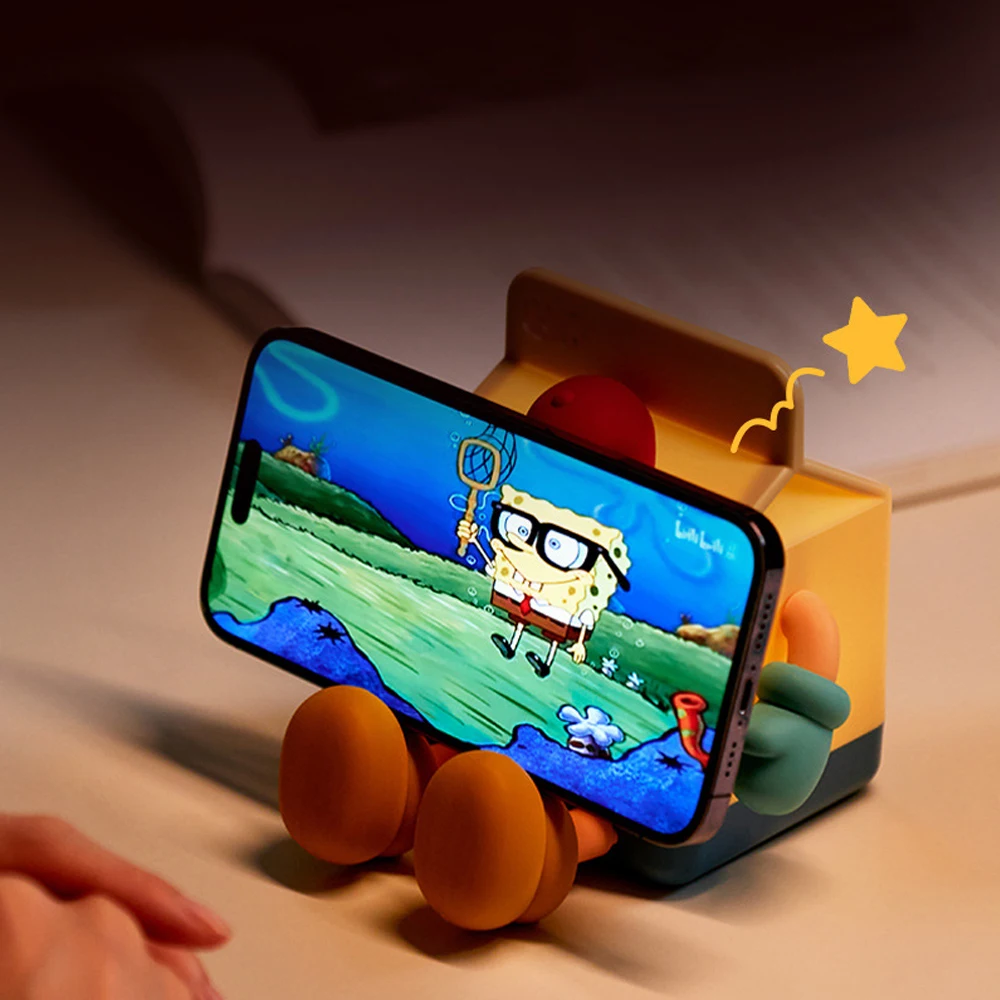 Luz de ambiente de cartón de leche de dibujos animados, luz de lectura LED, luz de noche para dormitorio infantil, Interruptor táctil, luz USB