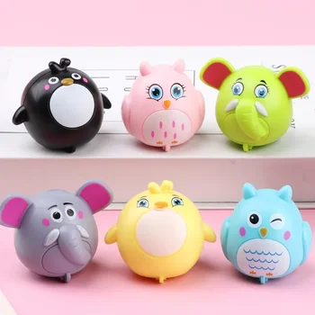 3szt Cute Animal Pull Back Car Cartoon Drop Resistant Inertia Plastic Toy Car Kids Birthday Party Favor Toys Gift Souvenir Boys