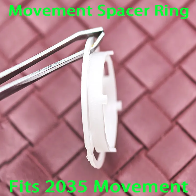 2035 Movement Spacer Ring Outer Diameter 27mm Height 3.8mm Plastic Fixed Ring Fits for 2035 Movement Repair Replace Parts