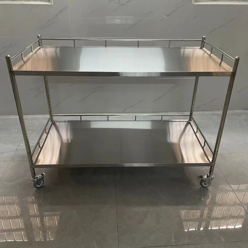 Treatment cart, medical trolley, fan-shaped instrument table, medical rectangular instrument cart, surgical cart