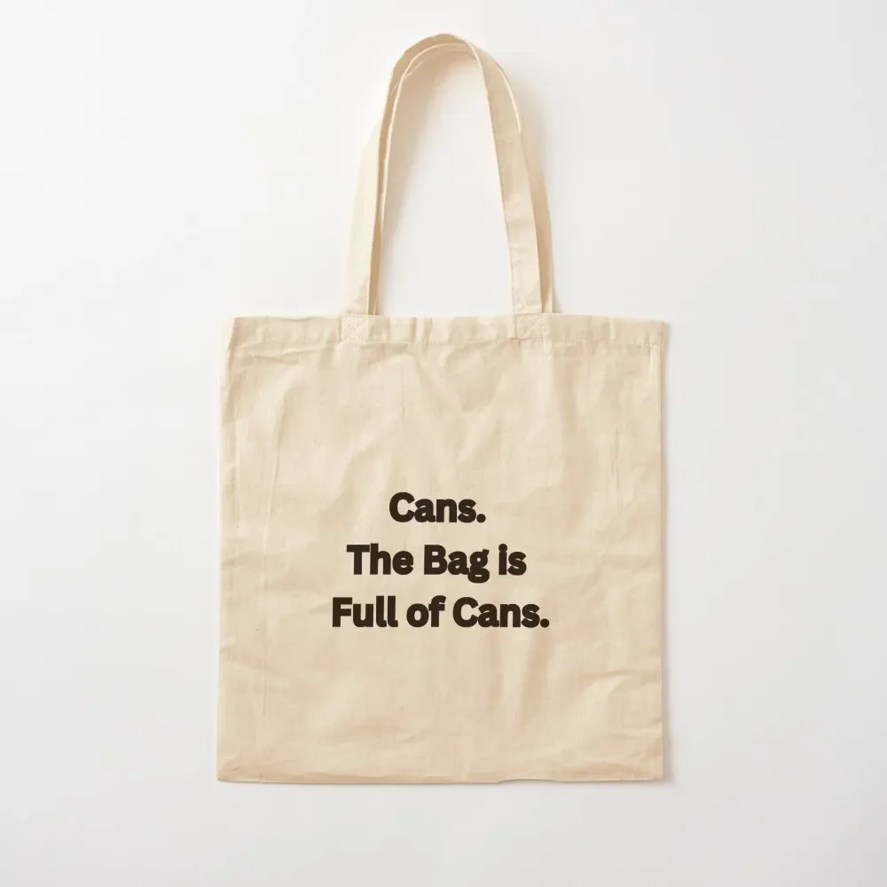 An honest answer - Bag of Cans Tote Bag sac pour femme tote bag canvas