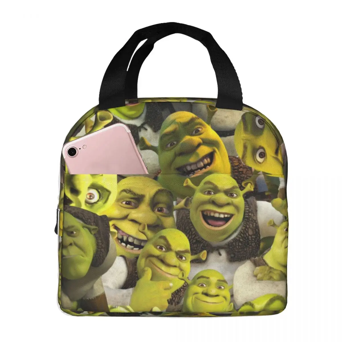 

Шуки Коллаж Любовь Забавный мем Изолированные сумки для обеда Герметичная многоразовая сумка-холодильник Большая коробка для обеда Пляжные путешествия Мужчины Женщины