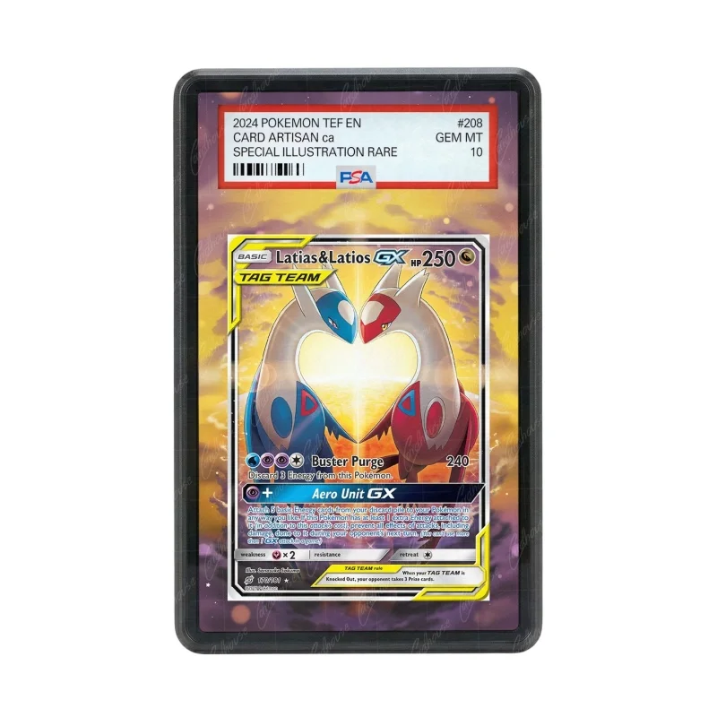 

Acrylic Display Collection Card Ptcg Reshiram Latias Latios Anime Card Extended Art Painting Diy Psa Display Rack Storage Box ﻿