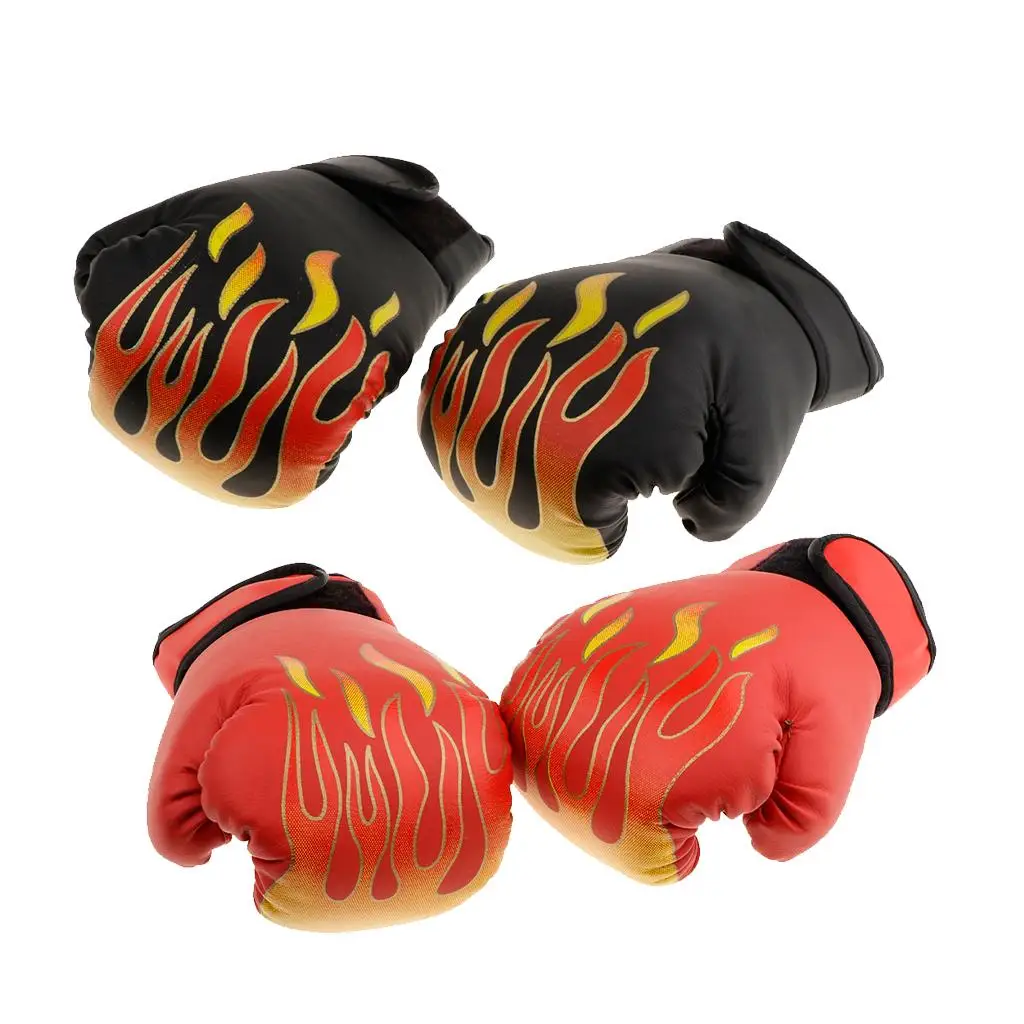 

Kids Boxing Gloves Breathable Holes Design Karate MMA Mitts Training Supplies for Professional Match