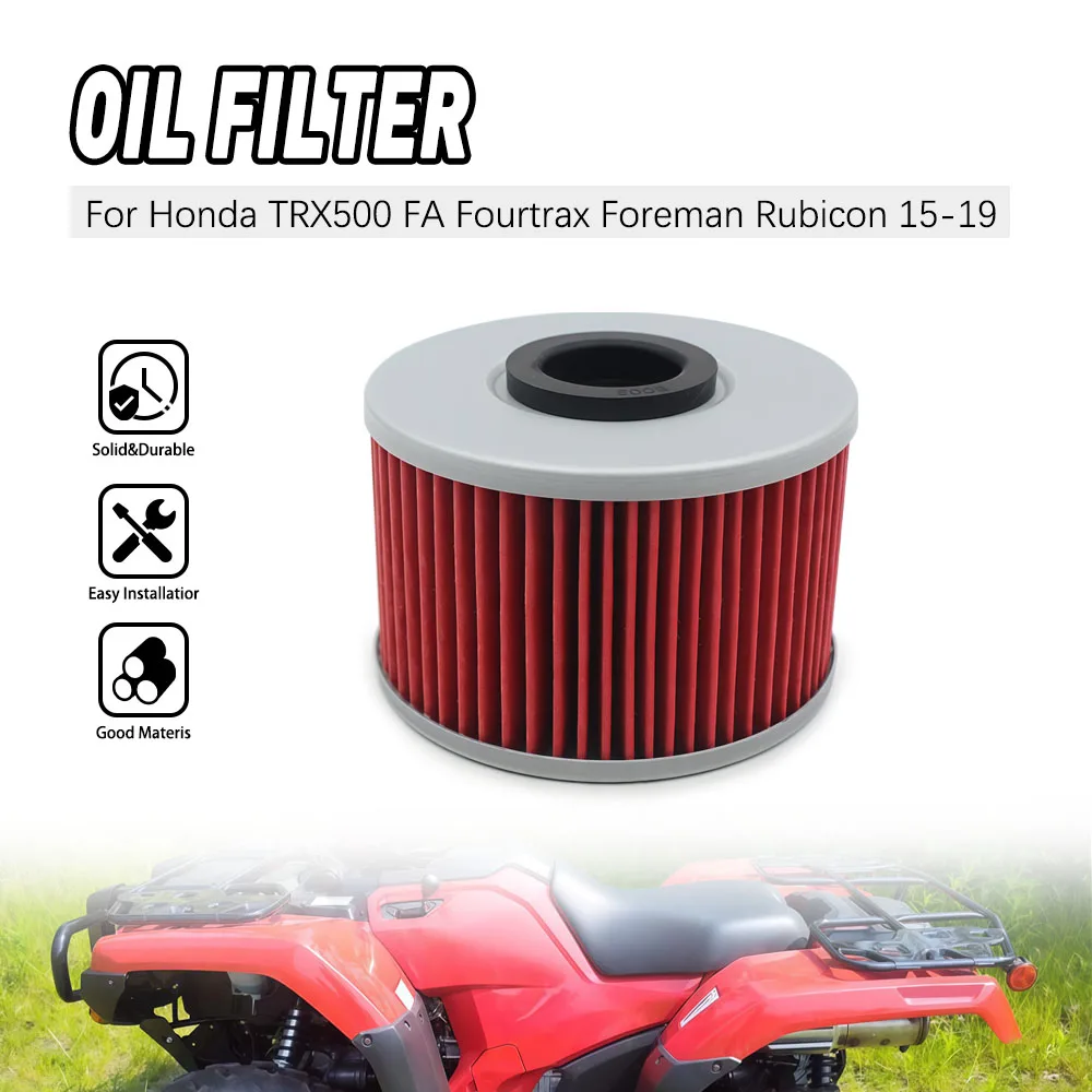 

Motorcycle Oil Filter For Honda TRX500 FA Fourtrax Foreman Rubicon 2015 2016 2017 2018 2019 Motorcycle Accessories