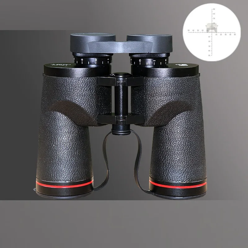 

Professional Military 10X5012X50 Binoculars reticle ranging HD high power Waterproof BAK4 outdoor Hunting Telescope