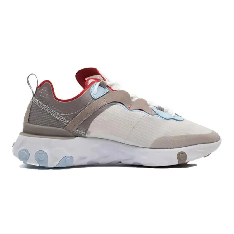 Nike React Element 55 Enigma Stone Celestine Blue Sneakers shoes CU1466-001 With Original Box