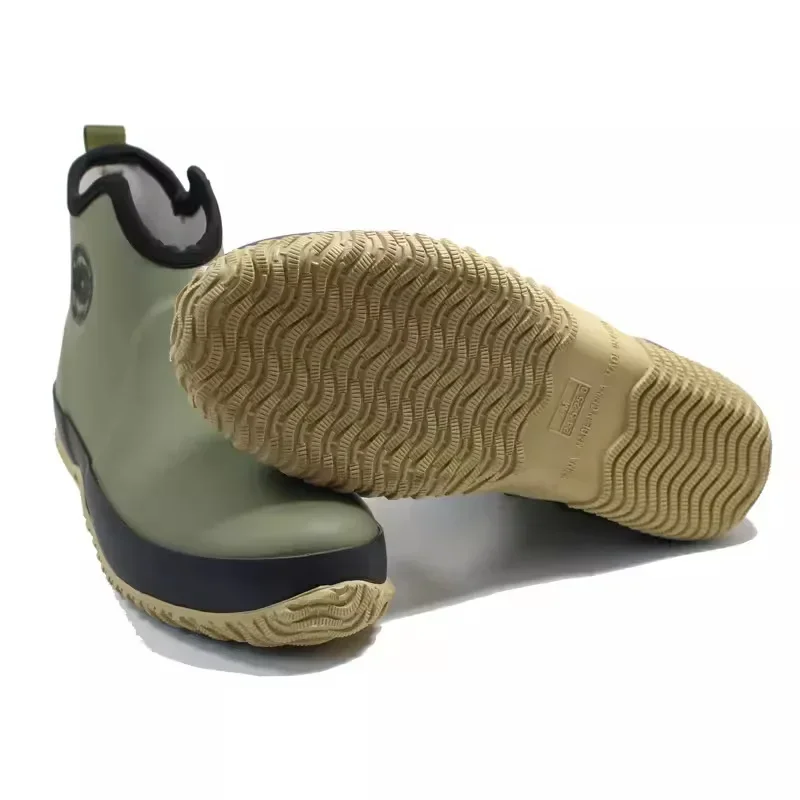 DurableLightweight Rain Shoes Short Fishing Casual Shoes Student Rain Labor Shoes