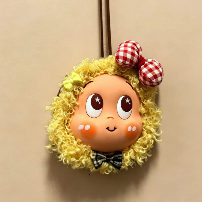 Finished product star-shaped rattan soybean pod doll cute pendant car hanging decoration, hot-selling at cultural and creative s