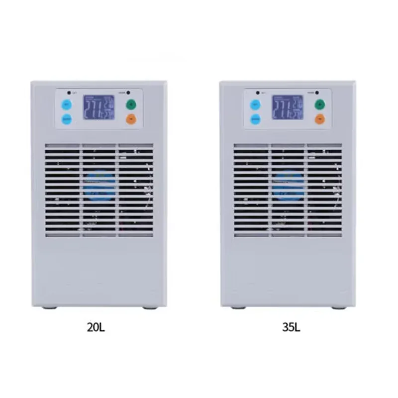 70W 100W LCD Display Aquarium Water Chiller Pond Cooling Device Fish Tank Constant Temperature Cooling Equipment with pump
