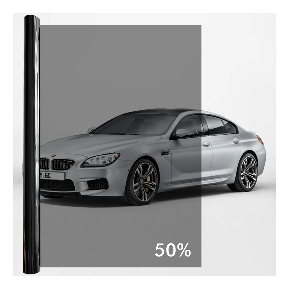 3Mx50CM Schwarze Auto-Fensterfolie Privatsphäre-Schutzfolie Auto-Vinyl Anti-Sicht Glas-Aufkleber Keramik Sommer Solar UV-Schutz Spiegelfolie – Detail 15
