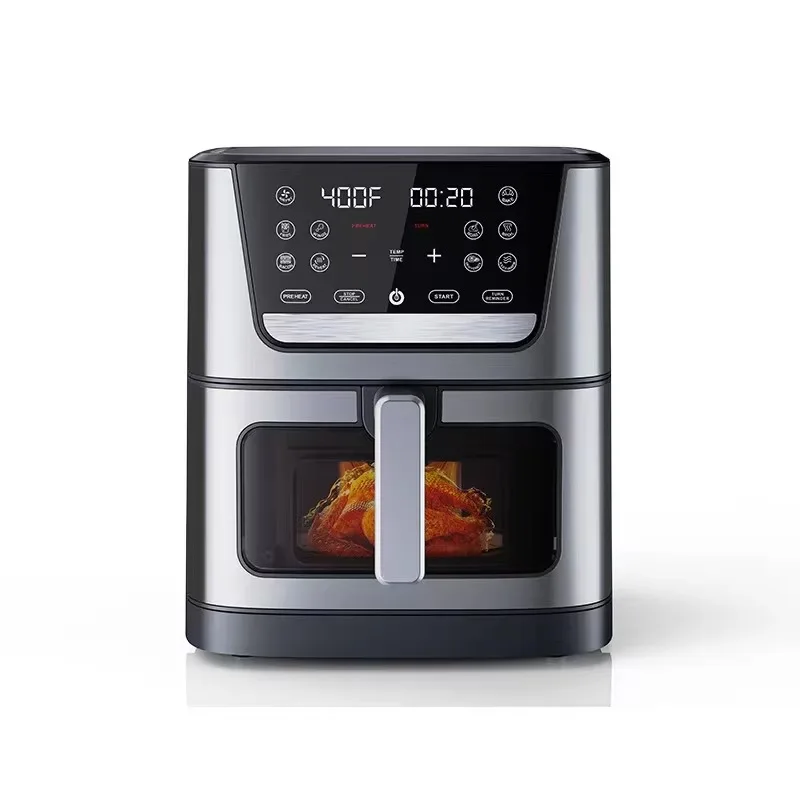 

2025 New Design 8-10L Digital LED Display Kitchen Oven Multi-Functional Oil-Free Air Fryer for Quick Cooking Pizza Fryer Oven