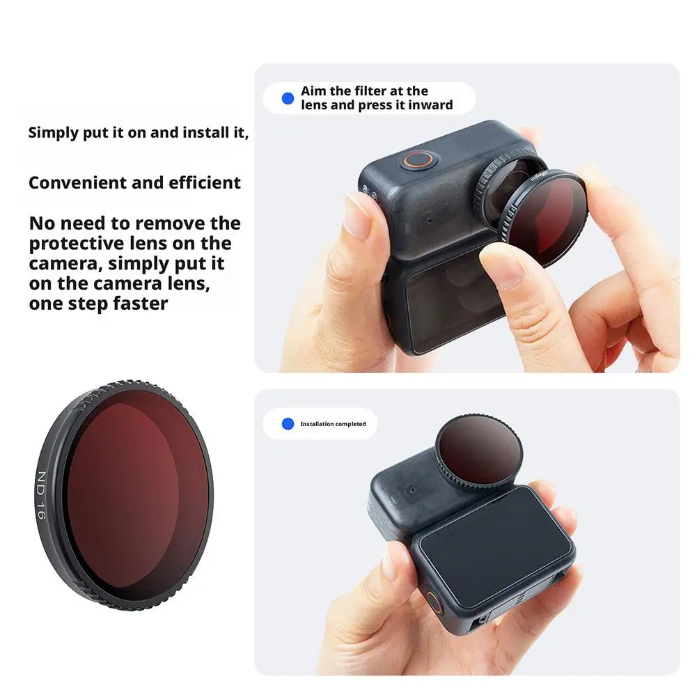 DJI Osmo Nano レンズ用クイックリリースフィルター UV CPL ND8+ND16+ND32+ND64 フィルターセット ND8+ND16+ND32+CPL カメラフィルターアクセサリー