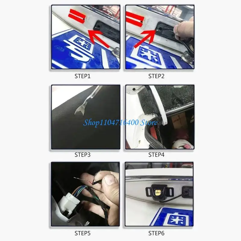 

y1gd Waterproof Car LED Lights Reverse Backup Light 650LM 5W Parking Bulb