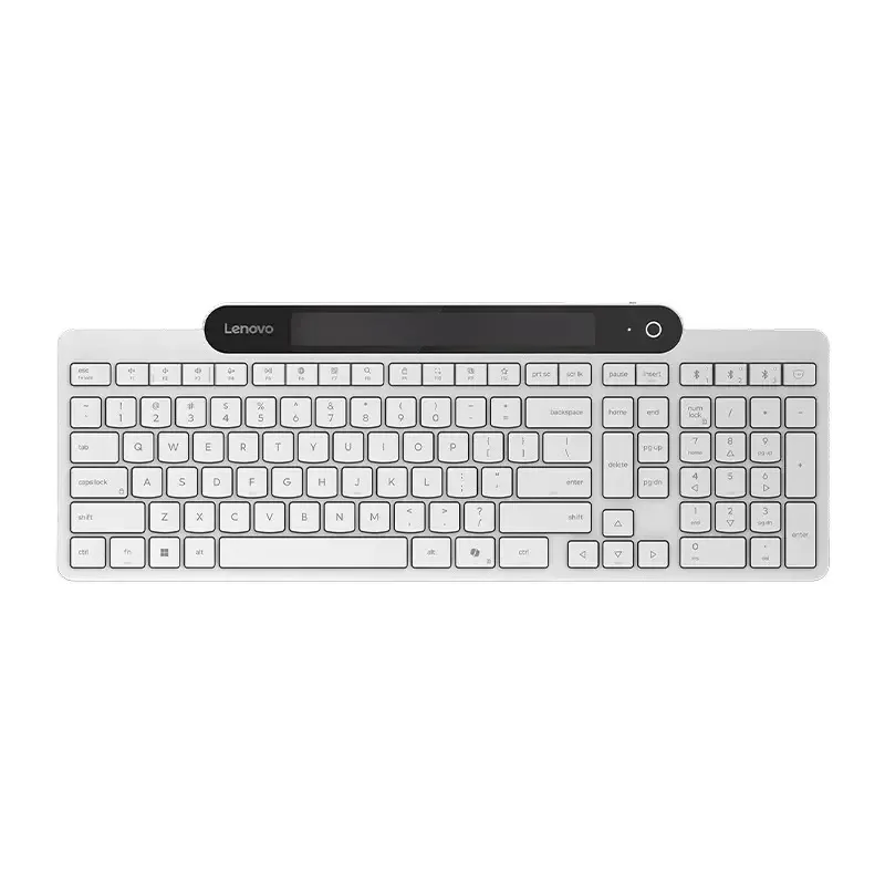 NEW Legion 800 Ultra-Slim Wireless Keyboard with Solar Panel Supercapacitor for Office PC Tablet