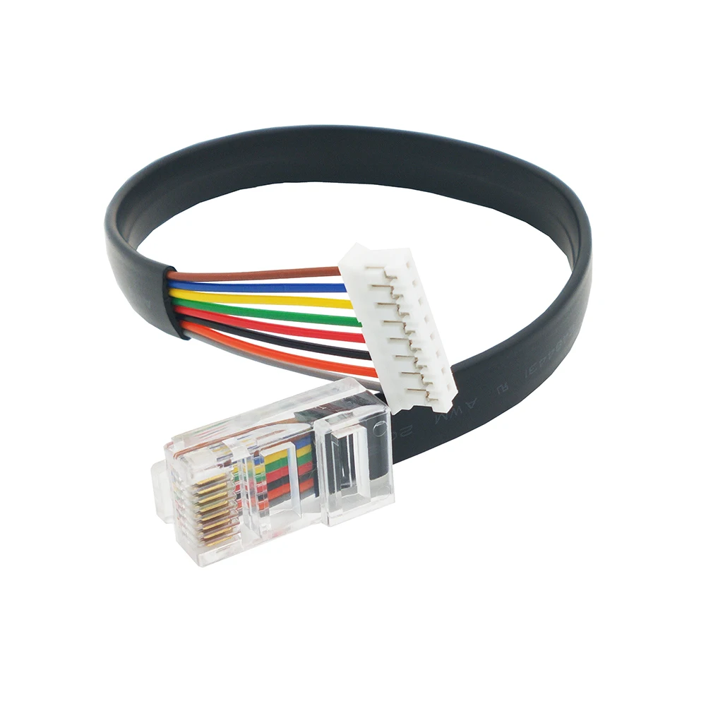 

Кабель RJ45 длиной 1 м, кабель 8P8C к PH2.0, 8P, модульная вилка, гнездовой 8-жильный соединительный кабель, терминал на расстояние 2,0 мм