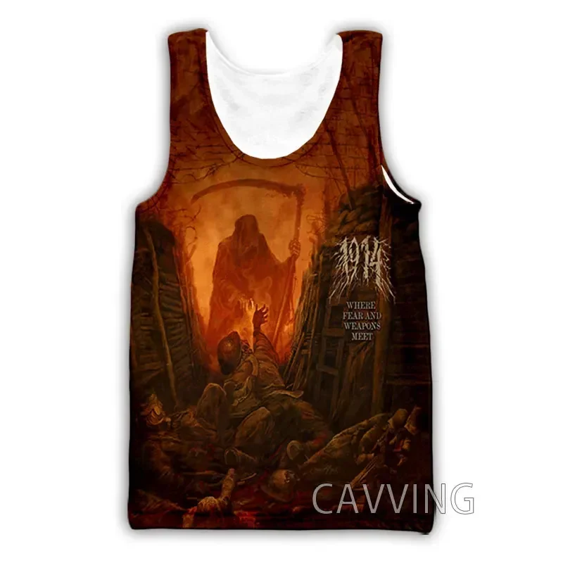 CAVVING 3D Printed  1914 Rock  Band  Tank Tops Harajuku Vest  Summer Undershirt Shirts Streetwear for Men/women