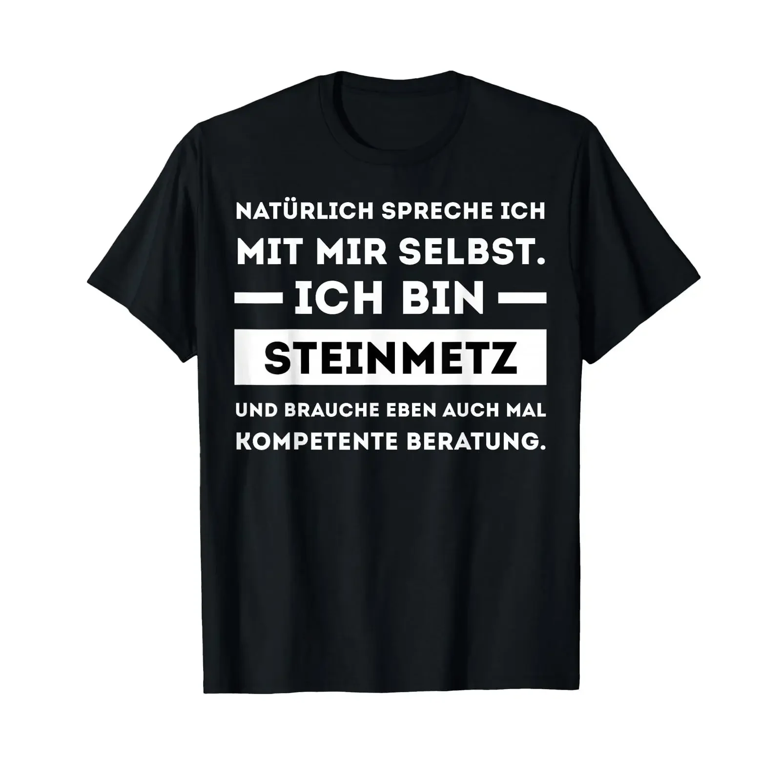 Camiseta Steinmetz con Frase Divertida sobre la Formación de Artesanos, Negra, Vintage, Lavada, Versátil, Ropa de Diseñador Unisex, Elástica