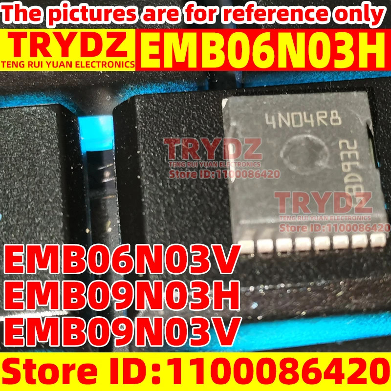 20-1pcs New EMB06N03H EMB06N03V EMB09N03H EMB09N03V EDFN5X6 DFN3X3