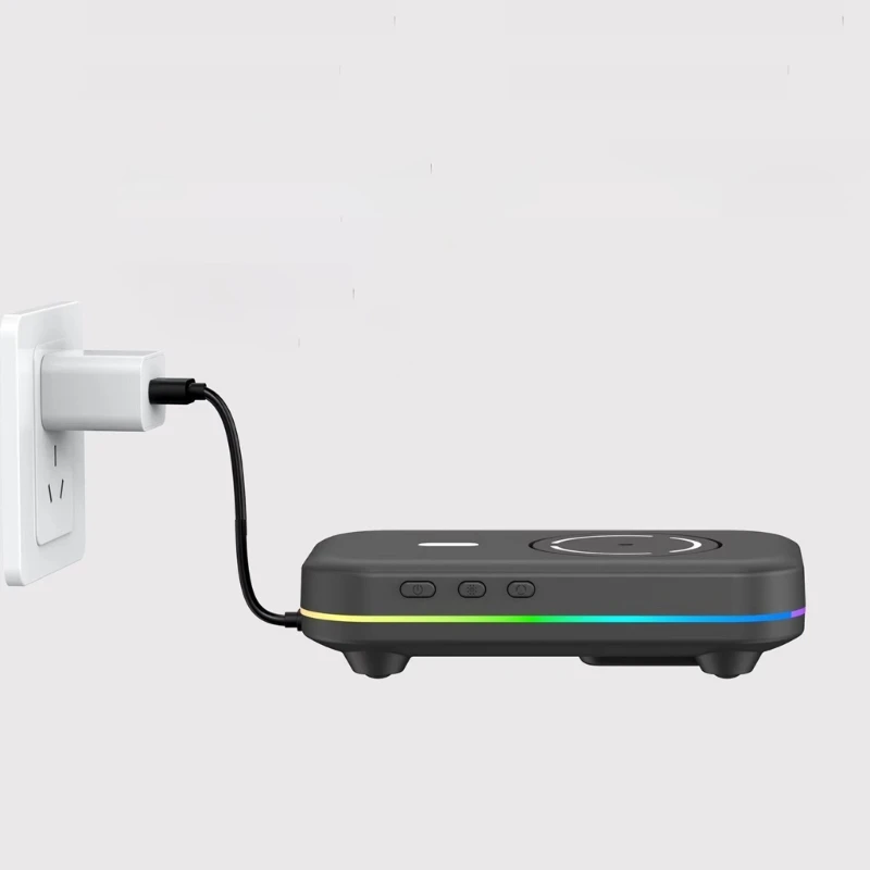 YYDS 1PCS USB Mouse Jiggler Mouse Mover com LED Mouse agitando para despertar o computador