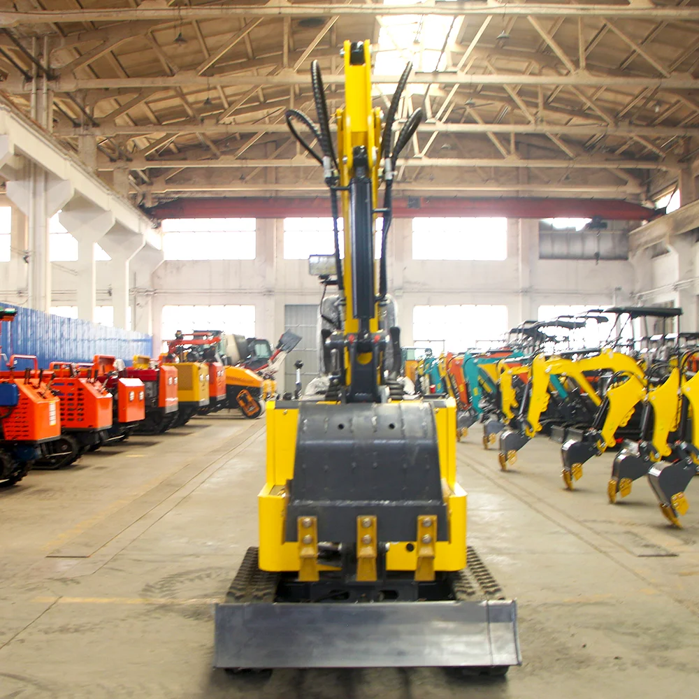 รถขุดขนาดเล็ก 1.2 ตันสําหรับการก่อสร้างเครื่องขุดตีนตะขาบสําหรับสวน รถขุดดีเซลขนาดเล็กแบบกําหนดเองเครื่องยนต์ที่แข็งแกร่งสําหรับขาย