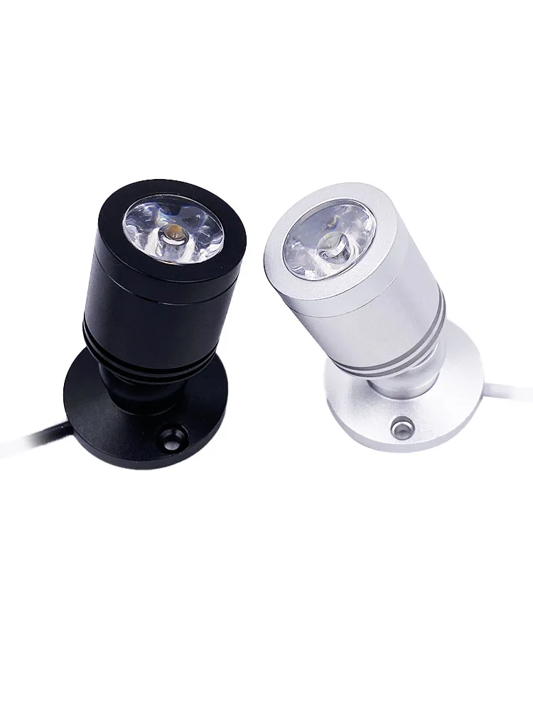 

Led USB Spotlight 1W 3W DC5V Jewelry Cabinet Showcase Counter Lamp Surface Mounted Ceiling Mini Spot Light USB 5V Interface