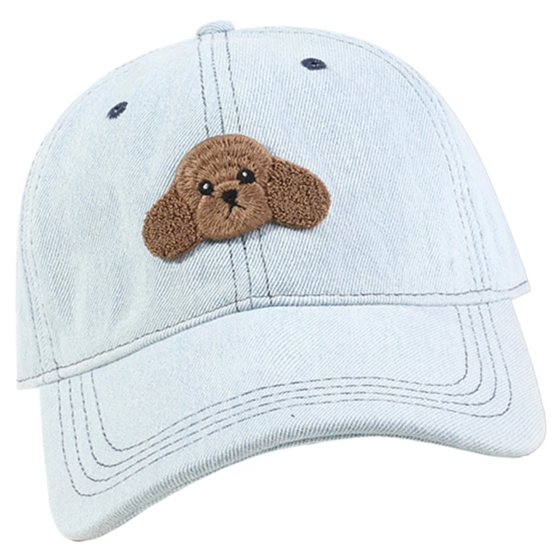 Dog Ear Baseball Hat for Girls Women Puppy Ears Casual Hat for Sports Gym Mountain Camping Hat Outdoor Activity