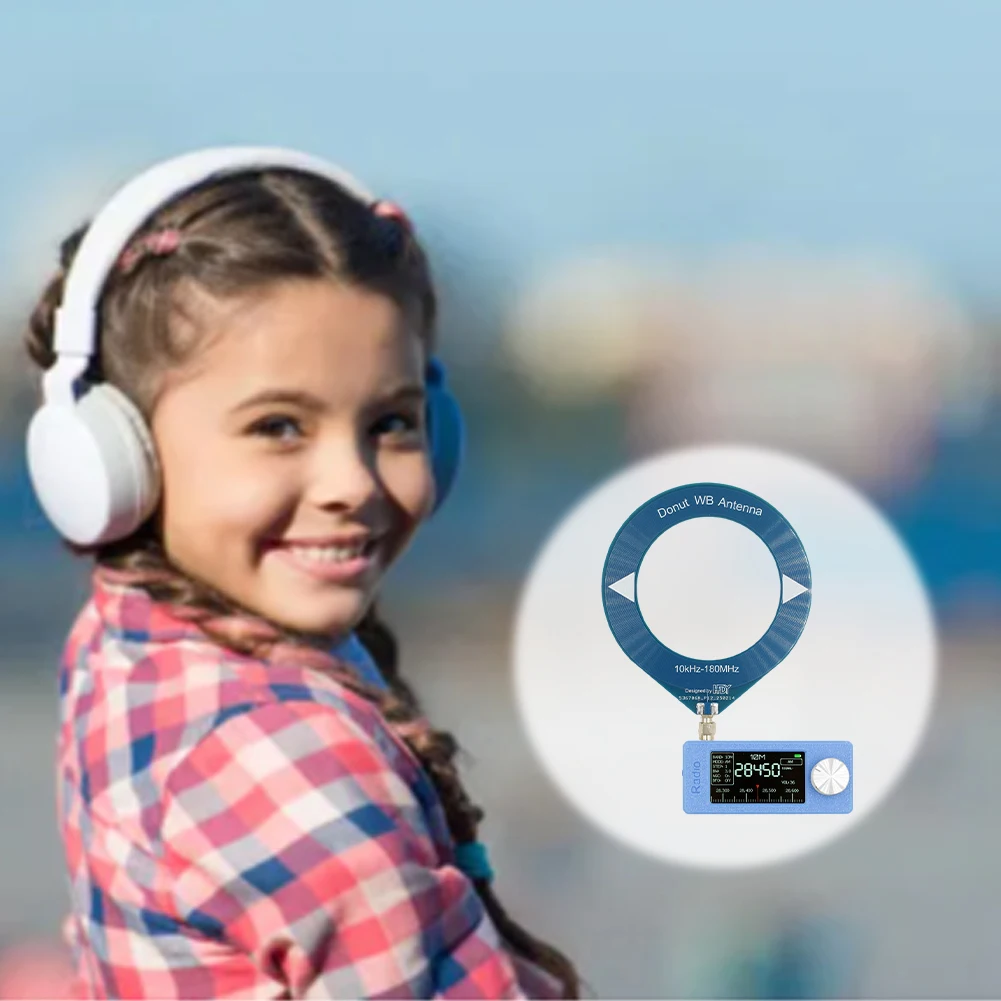 SI4732 0.5-108 ميجا هرتز راديو محمول 1.9 بوصة IPS شاشة جيب راديو صغير LSB USB AM FM جميع الموجات راديو استقبال راديو FM/AM