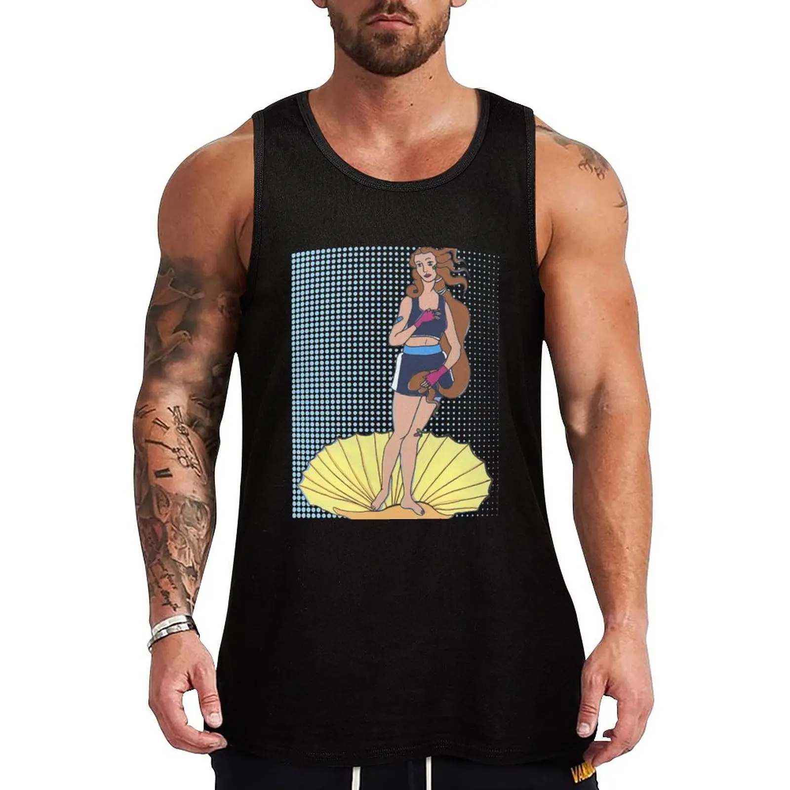 

Ready, Fight Tank Top Men's summer t-shirt Men's clothing brands men gym clothing