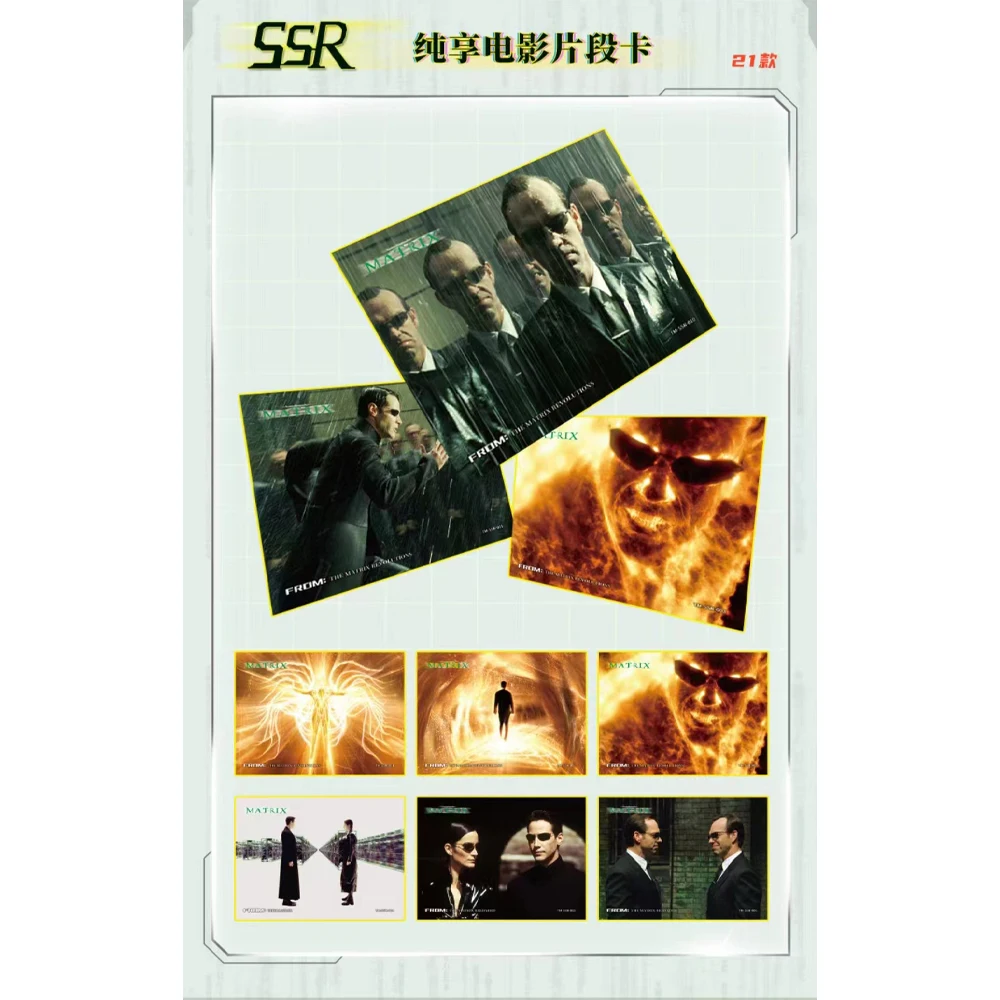 The Matrix The First Collection Cards Box Movie Character Neo Exquisite Peripheral Game Card Children Birthday Toy Gifts