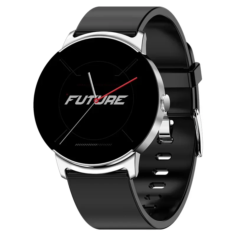 2024 New KS02 Smartwatch for Men & Women  Fashionable Sport Style NFC Enabled Music Playback Heart Rate Blood Oxygen Monitoring.