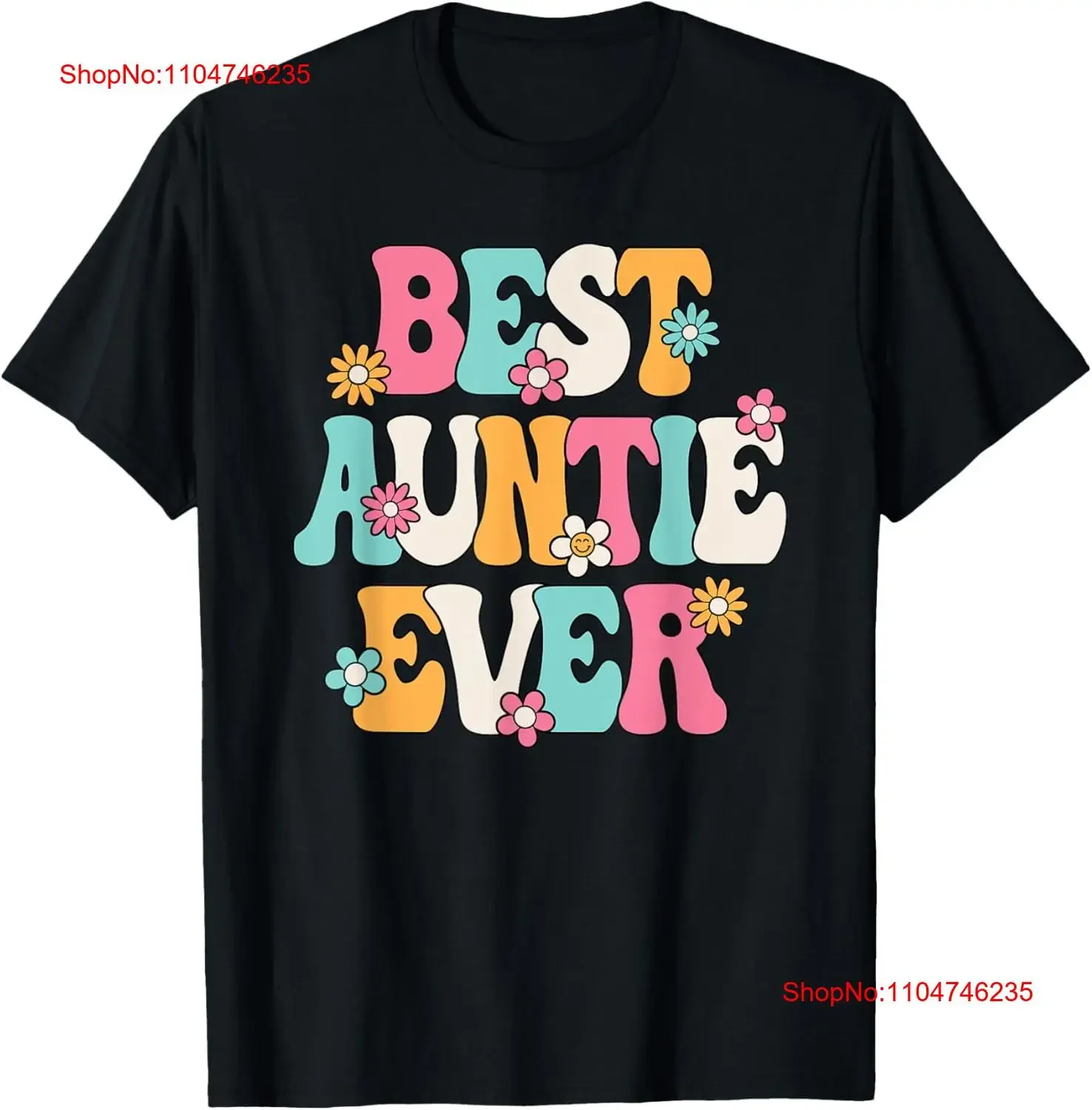 Melhor tia sempre groovy tia t camisa vintage lavado casual macio streetwear gráfico elegante confortável moda versátil