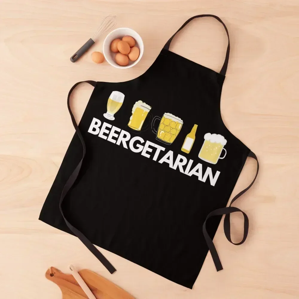 

Beergetarian | Beer Lovers Apron For Men Sexy chefs Kitchen Apras For Women Apron