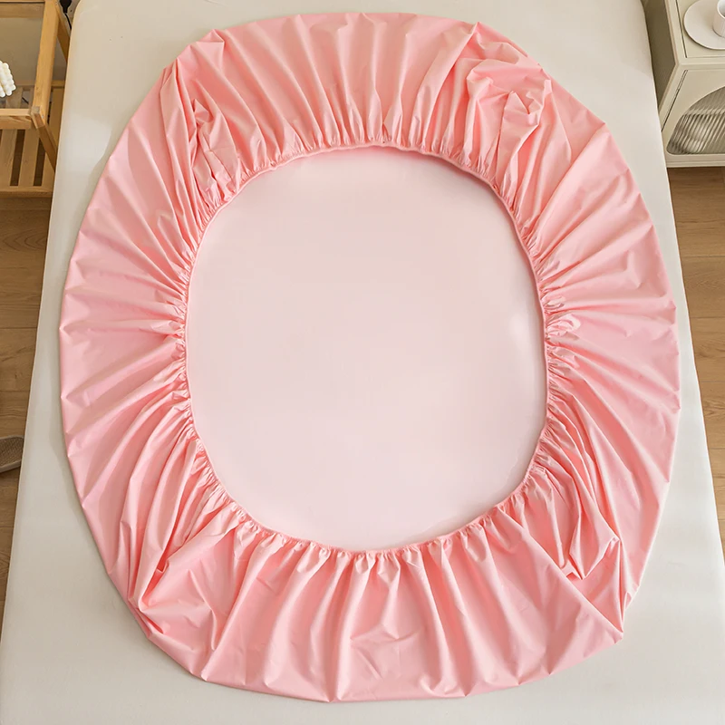 100% Waterproof Mattress Cover Protector Adjustable Non-slip Bed Fitted Sheet With Elastic Band for King Queen 90/140/160/200