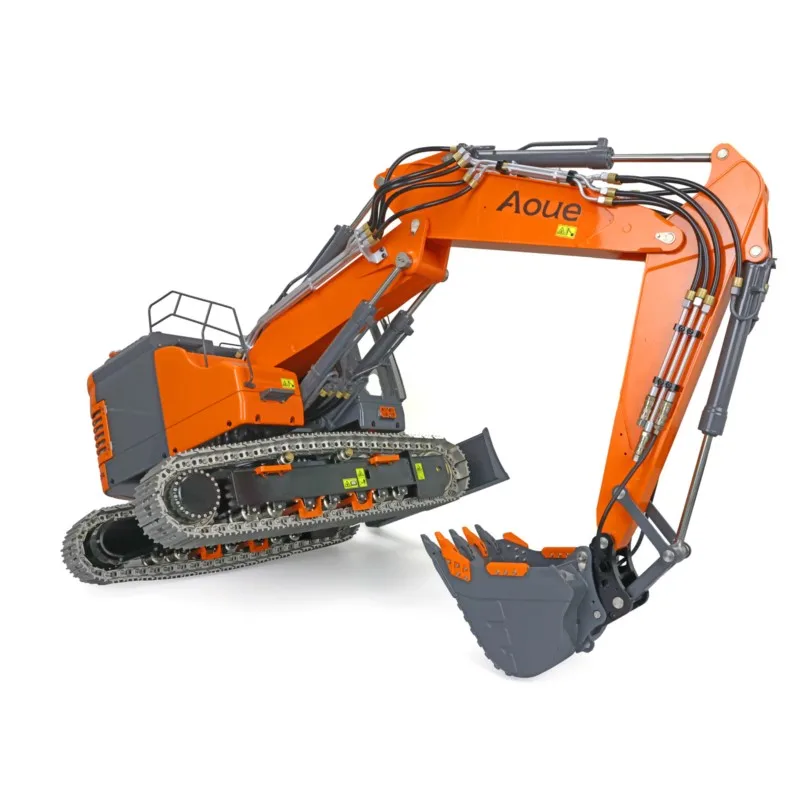 LESU 1/14 Metal Hydraulic RC Excavator Model Aoue ET26L PL18EV Valve Smoke Motor Outdoor Toys THZH1268