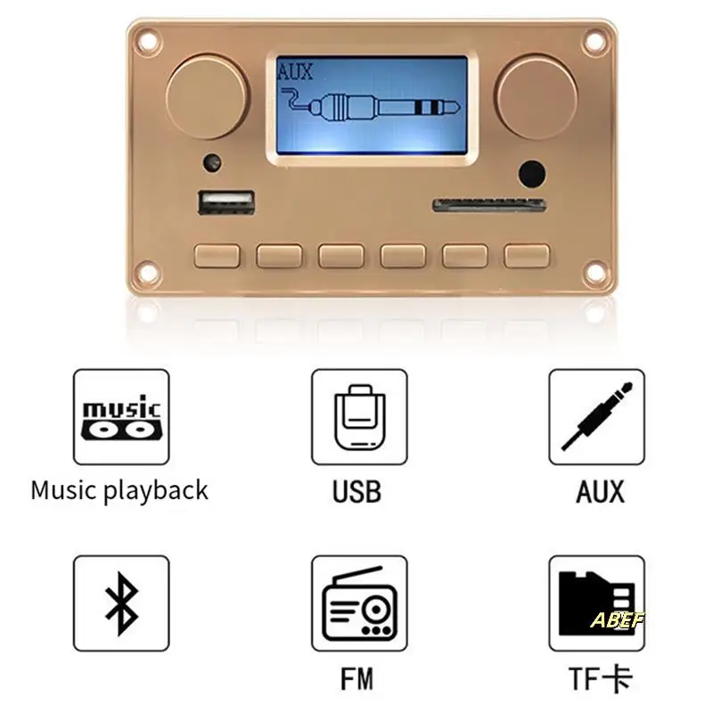 Беспроводной Bluetooth аудиоплеер MP3-декодер ЖК-дисплей Bluetooth аудио модуль автомобильные аксессуары