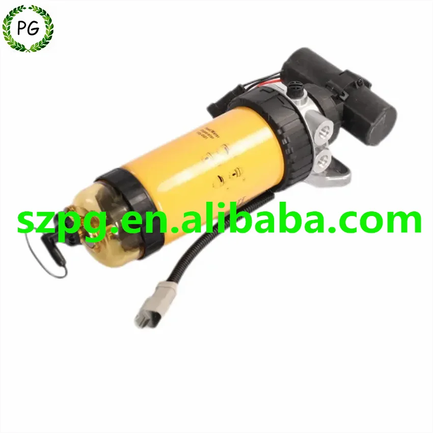 Fuel Filter Assembly With Electronic Pump 145-4501 Diesel Engine Fuel Water Separator 1454501 For CAT JCB