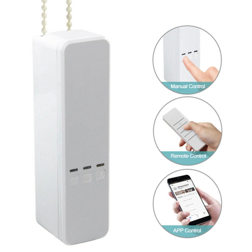 

Curtain Motor Phone APP Remote Control Blind Motor Voice Control WiFi Smart Curtain Driver US Plug