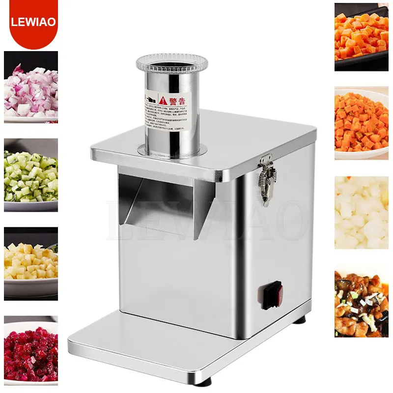 

Pumpkin Cucumber Electric Vegetable Dice Making Machine Potato Carrot Vegetable Cube Dicing Cutting Machine