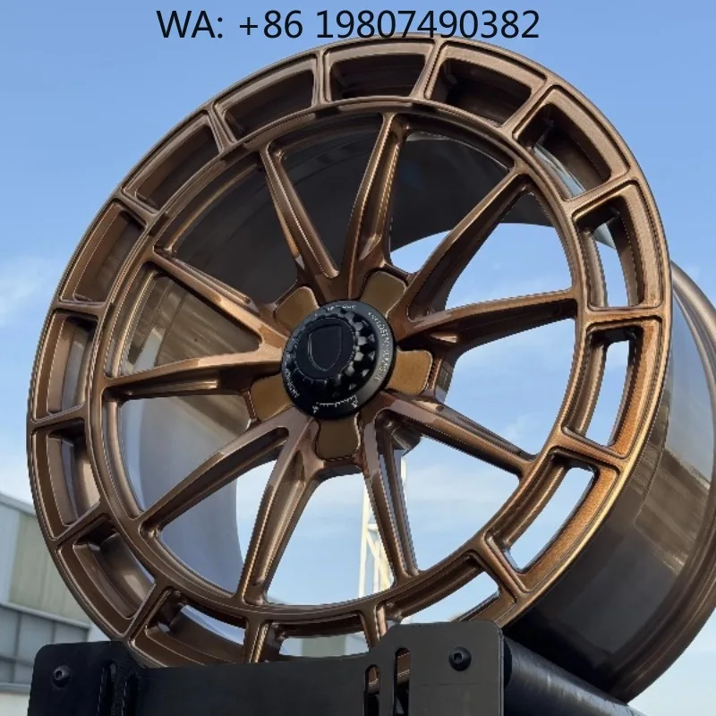 18-22 Inch 5x130 PCD Brushed Bronze Forged Wheels Luxury 6061-T6 Alloy Rims Ultra Premium Passenger Car Upgrade Parts